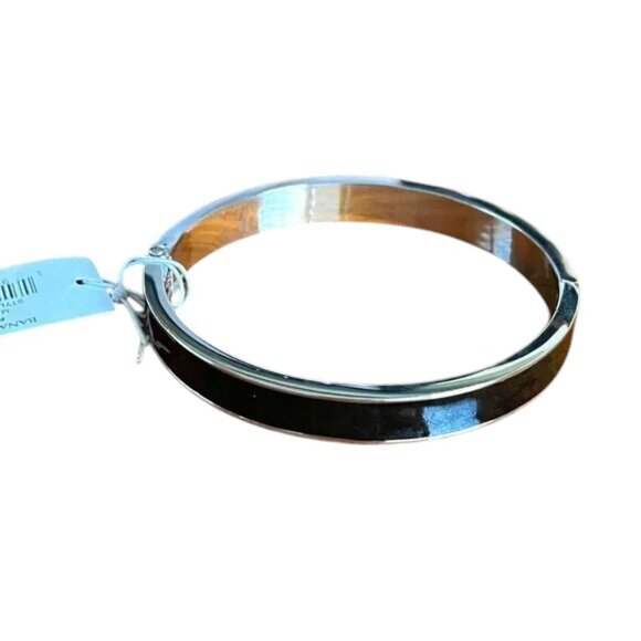 Banana Republic black enamel bangle NWT - Picture 2 of 4